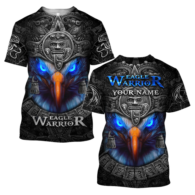 Eagle Warior Aztec 3D All Over Printed Shirts For Men And Women