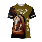 Arabian Horse 3D All Over Printed Shirts Pi12102004