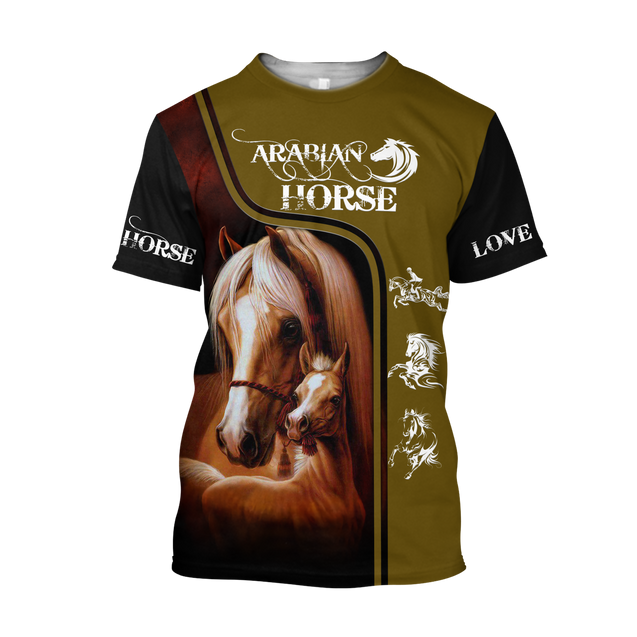 Arabian Horse 3D All Over Printed Shirts Pi12102004