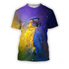 All Over Printed Parrots Shirts H399-Apparel-HbArts-T-Shirt-S-Vibe Cosy™