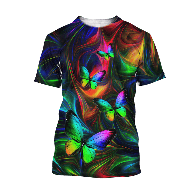 Colorful Butterfly Unisex Shirts Pi15102005