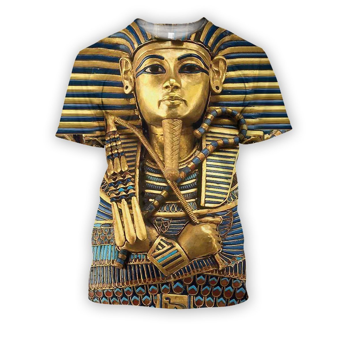 3D all over printed king tutankhamun-Apparel-HbArts-T-Shirt-S-Vibe Cosy™