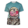 3D all over print astronaut outerspace-Apparel-HbArts-T-Shirt-S-Vibe Cosy™