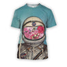 3D all over print astronaut outerspace-Apparel-HbArts-T-Shirt-S-Vibe Cosy™