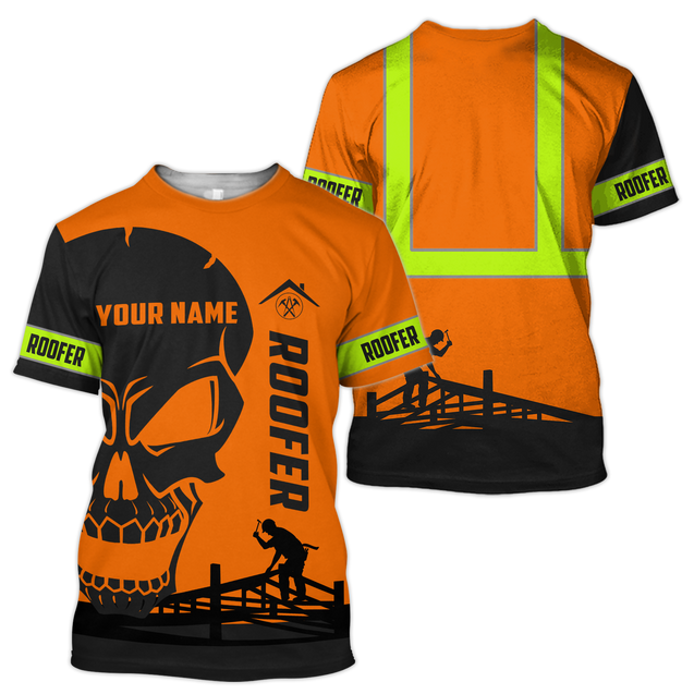 Orange Roofer Man 3D All Over Printed Shirts For Men Pi12102003