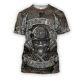 3D all over print firefighter-Apparel-HbArts-T-Shirt-S-Vibe Cosy™