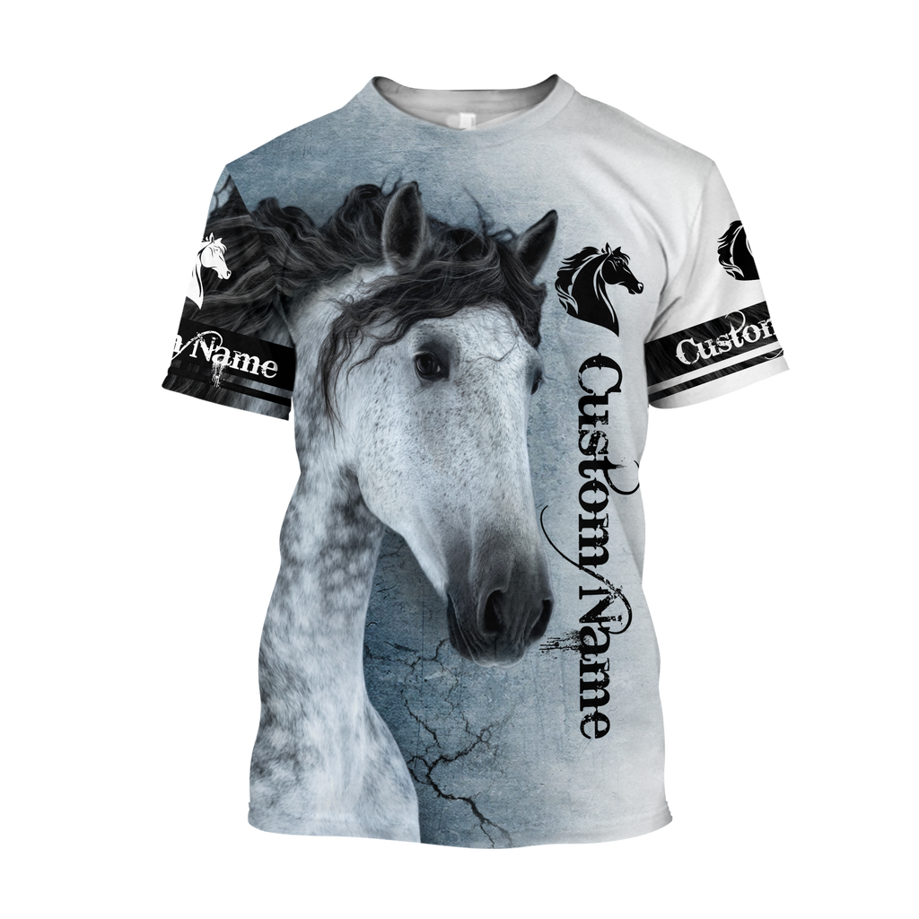 Horse Custome Name 3D All Over Printed Shirts Pi06102001