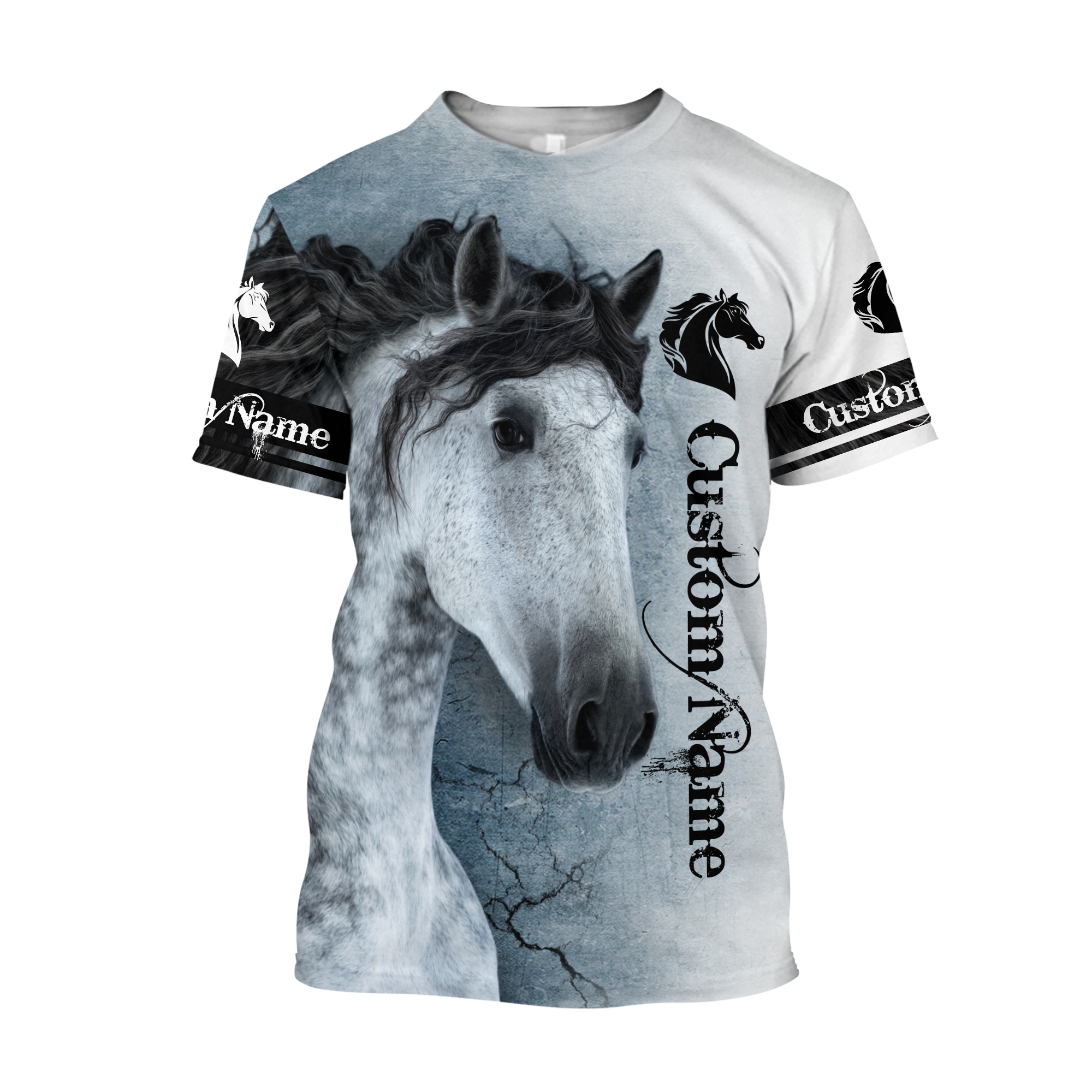 Horse Custome Name 3D All Over Printed Shirts Pi06102001