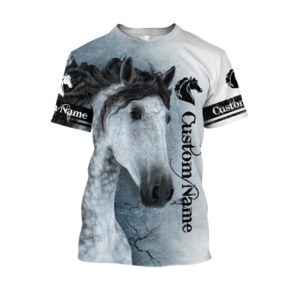 Horse Custome Name 3D All Over Printed Shirts Pi06102001