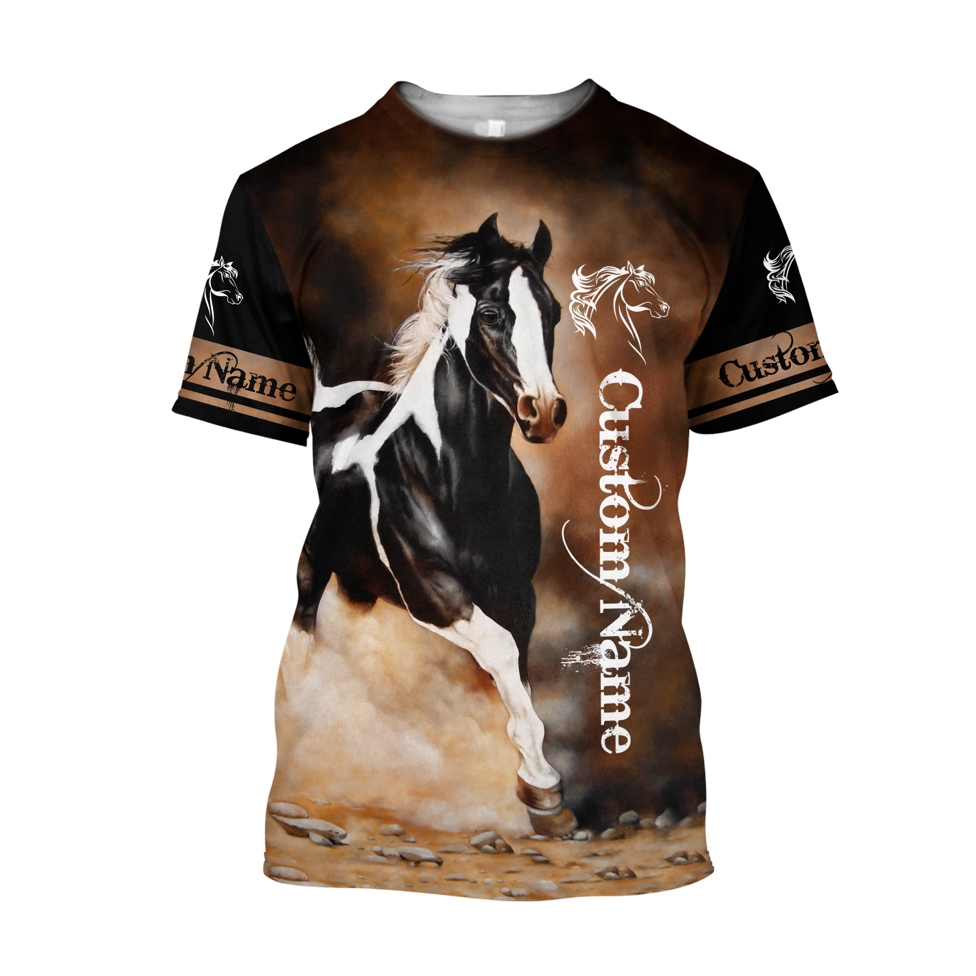 Love Horse Custom Name 3D All Over Printed Shirts TA10032001