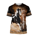 Love Horse Custom Name 3D All Over Printed Shirts TA10032001