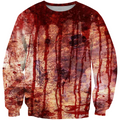 3D All Over Print Bloody Hoodie-Apparel-RoosterArt-Sweat Shirt-S-Vibe Cosy™