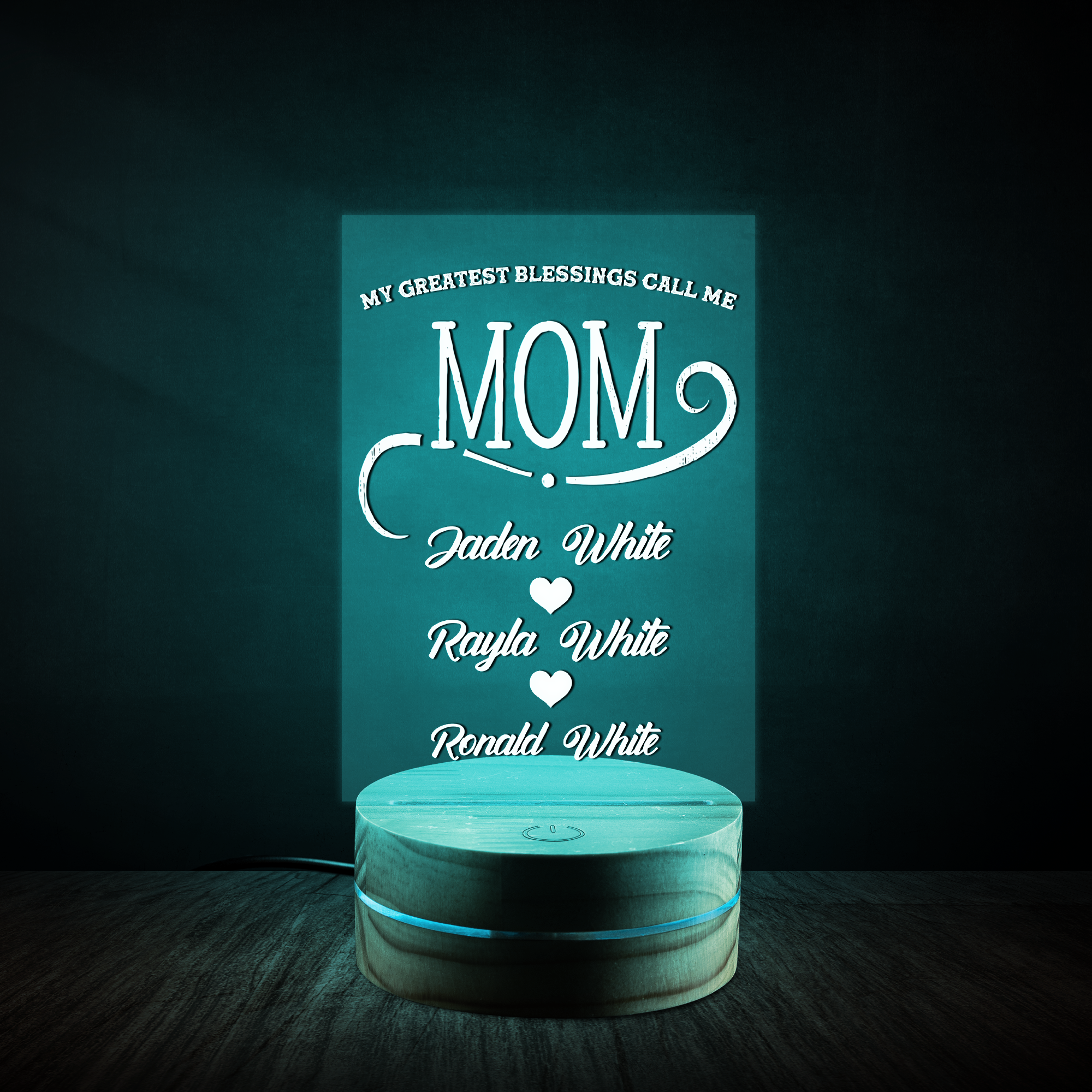 Custom Name XT Mother Day Gift Led Night Light DA08042106