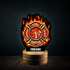 Customize Name Firefighter Led Night Light Personalized MH22022103