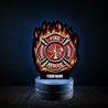 Customize Name Firefighter Led Night Light Personalized MH22022103