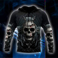 Premium Skull Cross All Over Printed Shirts For Men And Women MEI
