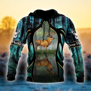 3D Unisex Hoodie Deer Hunting