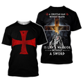 3D All Over Printed A Christian Man Shirts-Apparel-HP Arts-T-Shirt-S-Vibe Cosy™