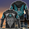 3D All Over Printed Raven And Odin version 2.0-Apparel-HP Arts-Hoodie-S-Vibe Cosy™