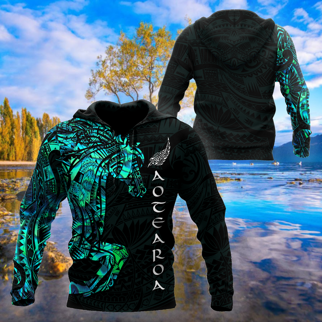 Horse Aotearoa Maori manaia 3d all over printed shirt and short for man and women