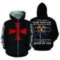 3D All Over Printed A True Knight Templar-Apparel-HP Arts-ZIPPED HOODIE-S-Vibe Cosy™