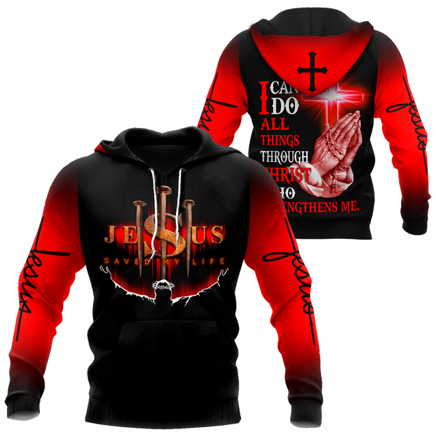 Jesus Save My Life 3D All Over Printed Shirts For Men and Women Pi12062002-Apparel-TA-Hoodie-S-Vibe Cosy™