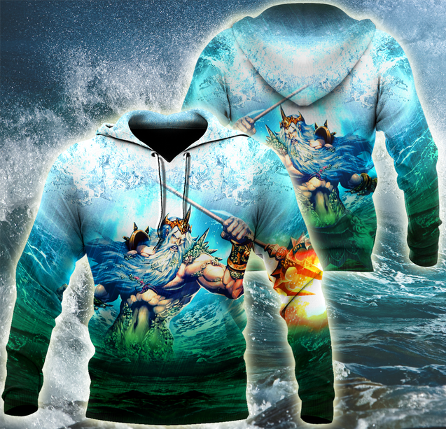 Poseidon Over 3D Printed MH260520-Apparel-ML-Zipped Hoodie-S-Vibe Cosy™