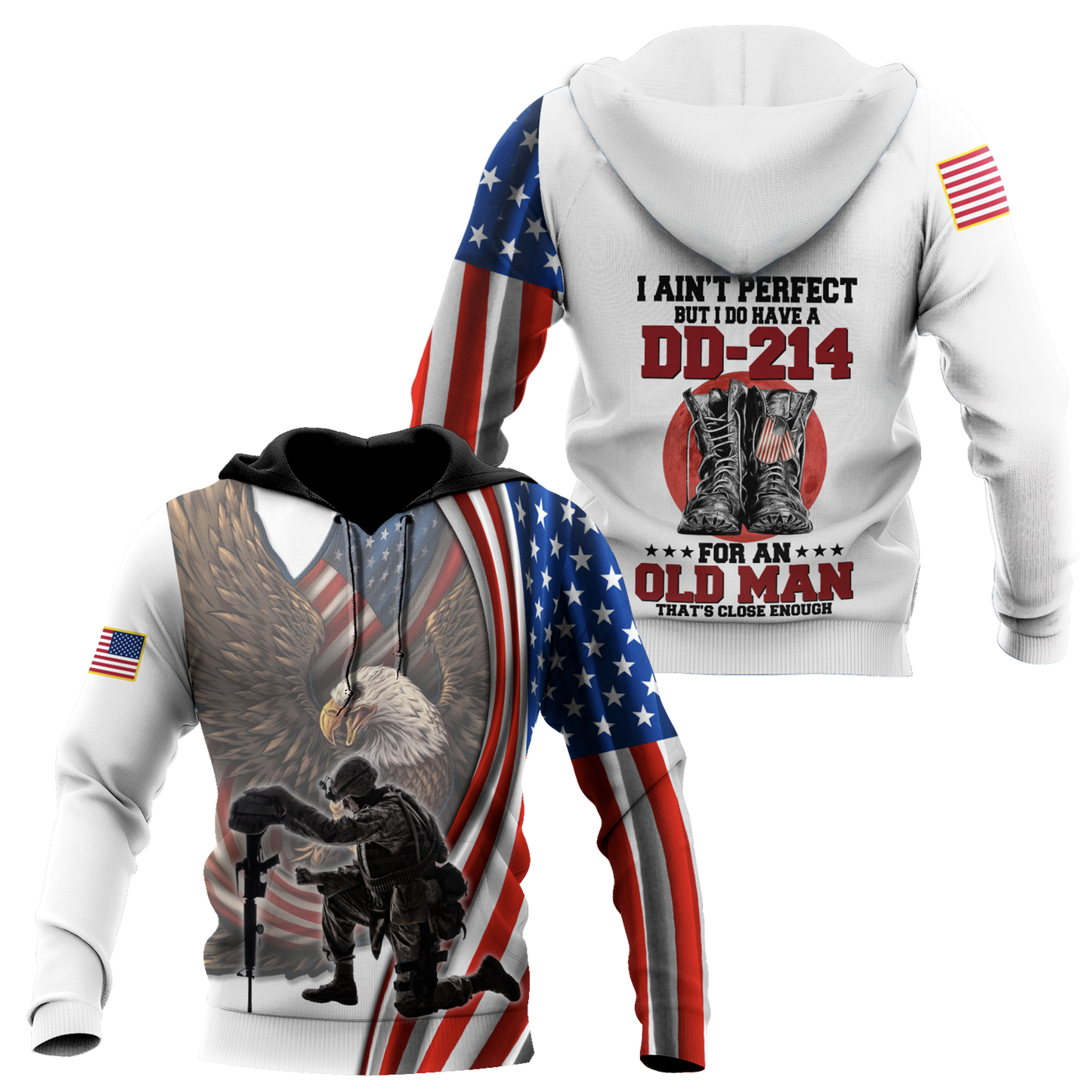 I Have A DD-214 US Veteran  3D All Over Printed Shirts DQB21102001