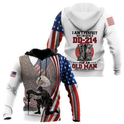 I Have A DD-214 US Veteran  3D All Over Printed Shirts DQB21102001