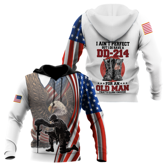 I Have A DD-214 US Veteran  3D All Over Printed Shirts DQB21102001