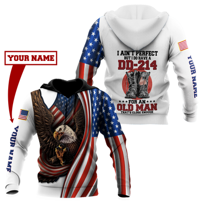 I Have A DD-214 US Veteran 3D All Over Printed Shirts  DQB21102002