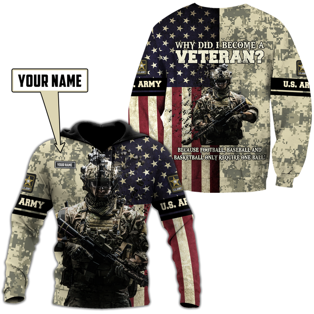 US Army Veteran 3D All Over Printed Shirts For Men and Women DQB16102001ST