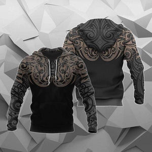 Maori Tattoo Special Zipper Hoodie - HC0801-Apparel-Huyencass-Hoodie-S-Vibe Cosy™