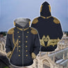 3D All Over Print Black Royal Hoodie-Apparel-PHL-Zipped Hoodie-S-Vibe Cosy™