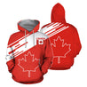 Canada Hoodie Maple Leaf Line Style PL-Apparel-PL8386-Hoodie-S-Vibe Cosy™