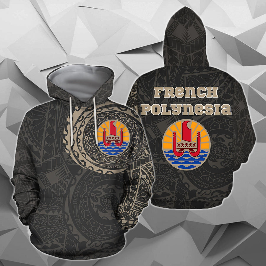 French Polynesia In My Heart Polynesian Hoodie A7-Apparel-Khanh Arts-Zipped Hoodie-S-Vibe Cosy™