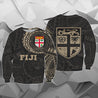 Fiji in My Heart Polynesian Tattoo Style Hoodie A-Apparel-Khanh Arts-Hoodie-S-Vibe Cosy™