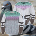 3D All Over Printed Pigeon Cover Shirts and Shorts-Apparel-HP Arts-Sweatshirt-S-Vibe Cosy™