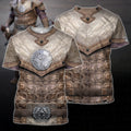 3D All Over Print Armor Mongol Hoodie-Apparel-Khanh Arts-T-Shirt-S-Vibe Cosy™