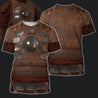 3D All Over Print Armor Mongol Warrior Hoodie-Apparel-Khanh Arts-T-Shirt-S-Vibe Cosy™