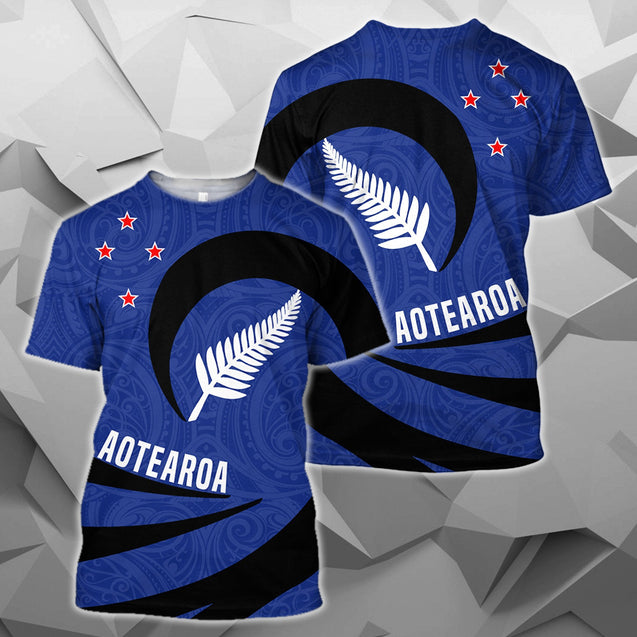 Aotearoa Hoodie Silver Fern Roll Into My Heart PL06-Apparel-PL8386-T-Shirt-S-Vibe Cosy™