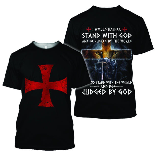 3D All Over Printed A True Knight Templar-Apparel-HP Arts-T-Shirt-S-Vibe Cosy™