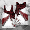 New Zealand Maori Fern Red Edition Zip Hoodie HC0802-Apparel-Huyencass-Tank Top-S-Vibe Cosy™