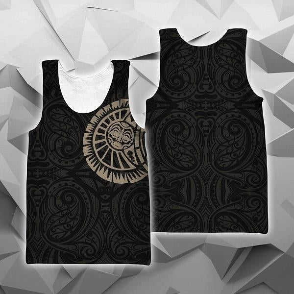 Maori Tattoo New Zealand All Over Hoodie NVD-Apparel-Dung Van-Tank Top-S-Vibe Cosy™