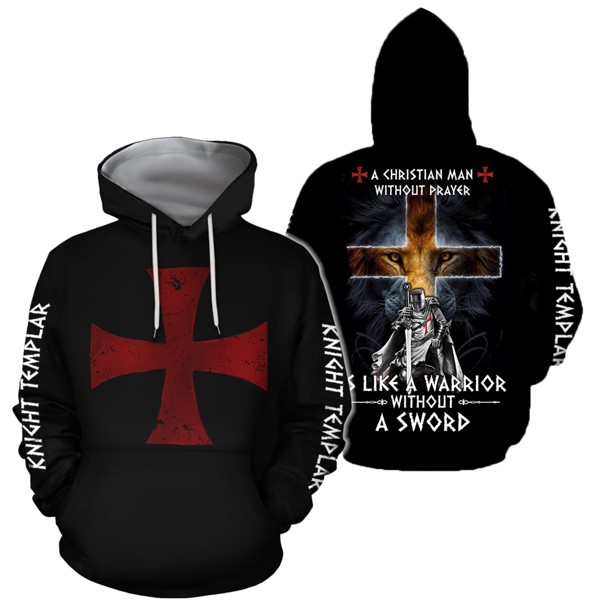 3D All Over Printed A Christian Man Shirts-Apparel-HP Arts-Hoodie-S-Vibe Cosy™