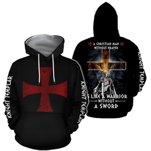 3D All Over Printed A Christian Man Shirts-Apparel-HP Arts-Hoodie-S-Vibe Cosy™