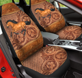 Horse - Leather Embossed Car Seat Covers JJW12092004