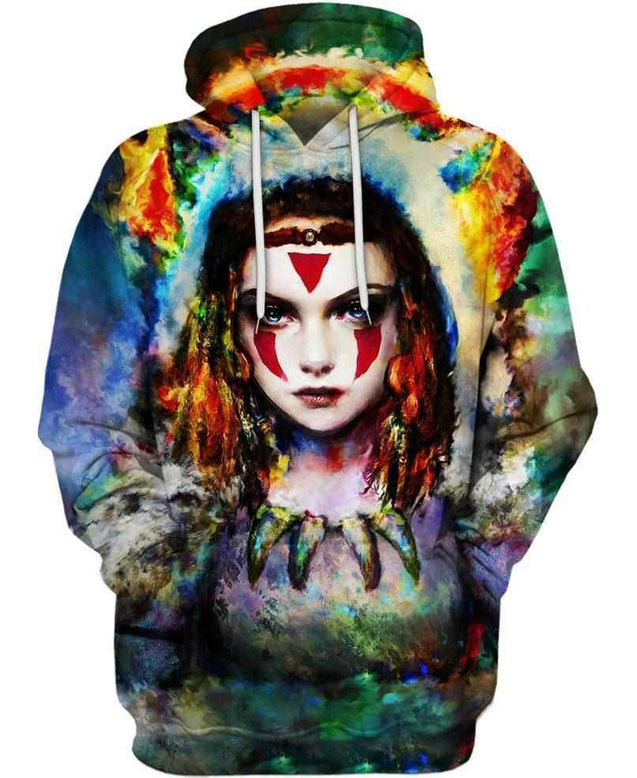 Forest Princess-ghibli-RoosterArt-Hoodie-S-Vibe Cosy™