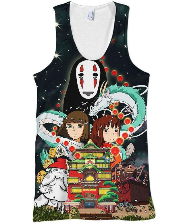 A New World Of Spirits-ghibli-VIO STORE-Tank-S-Vibe Cosy™