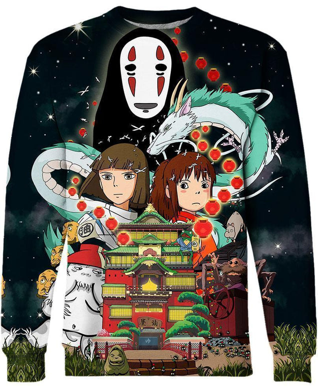 A New World Of Spirits-ghibli-VIO STORE-Sweatshirt-S-Vibe Cosy™